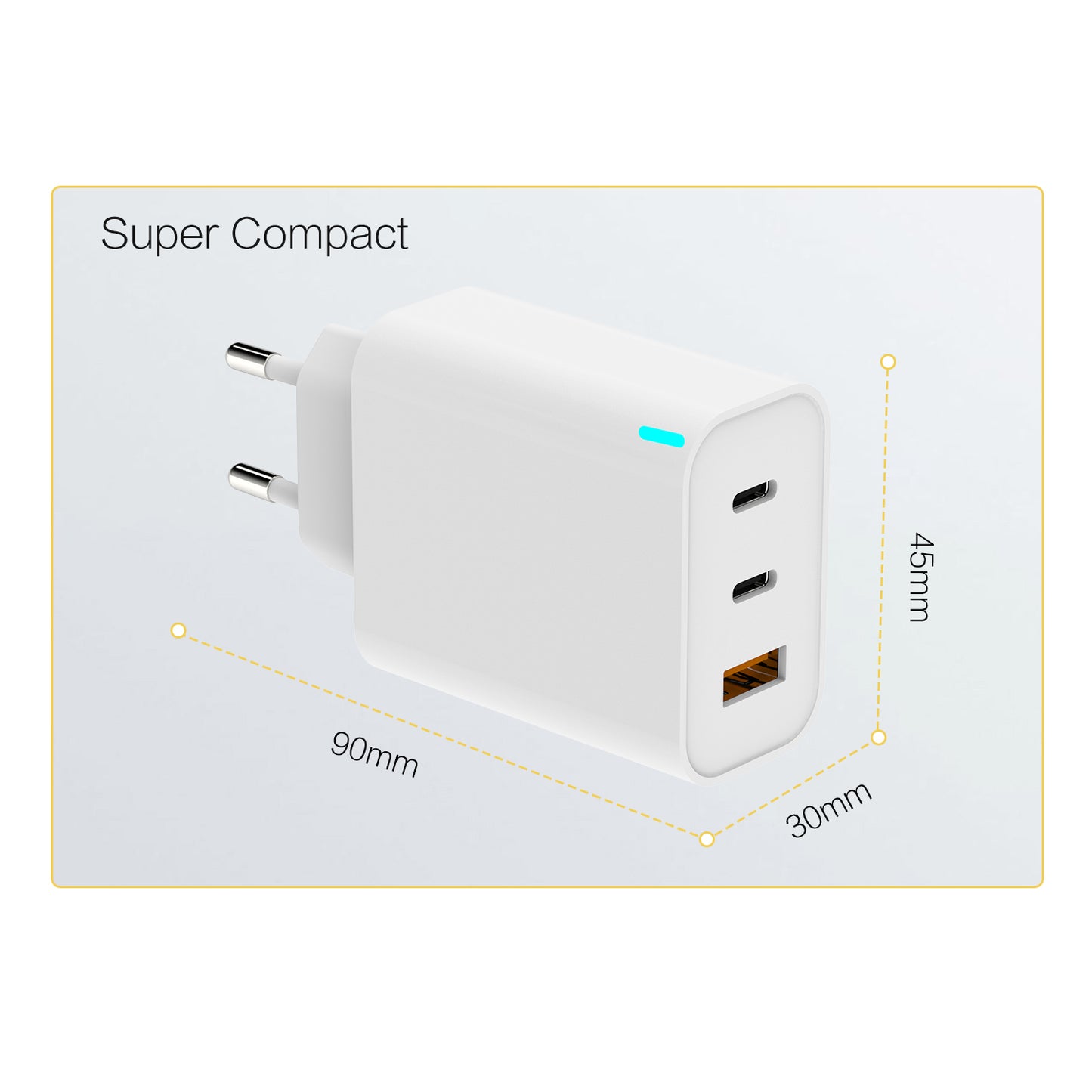 GaN 2C1A 65W Wall Charger S-TR-168D