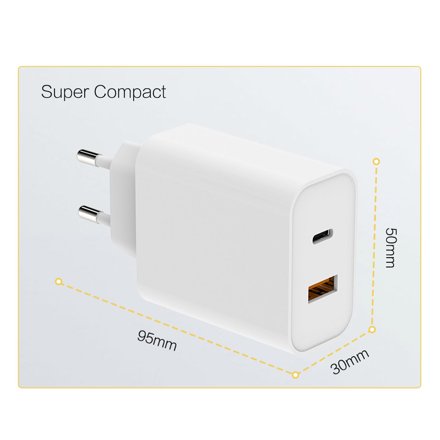 GaN A+C 65W Wall Charger S-TR-263