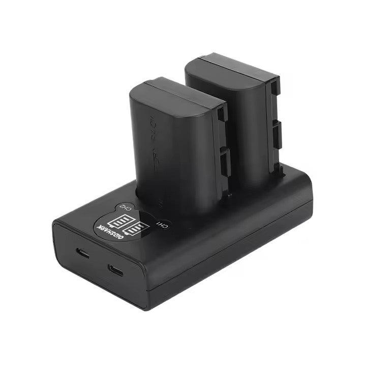 OLDSHARK Camera Battery Charger 2 USB Slots battery charger For Canon